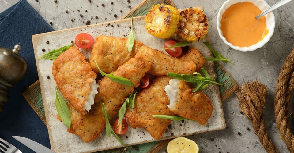 Tempura Black Pepper Fish Fillets 【425g】