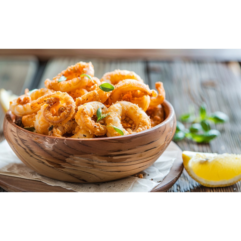Tempura Natural Calamari Rings 【500g】