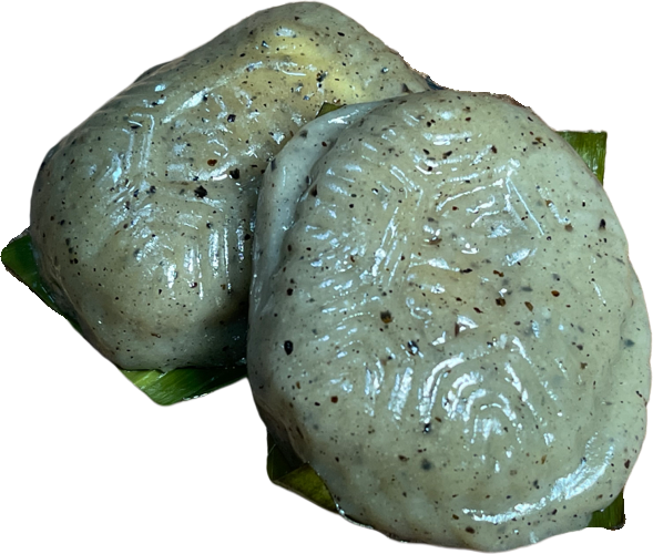 Salty Black Sesame Kueh - 12pcs