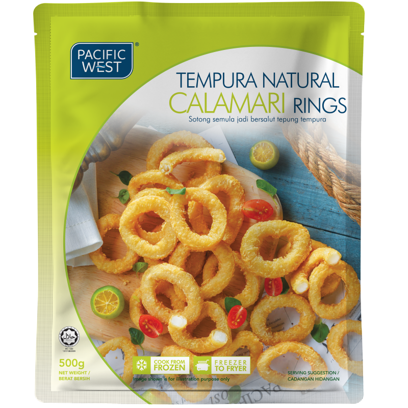 Tempura Natural Calamari Rings 【500g】