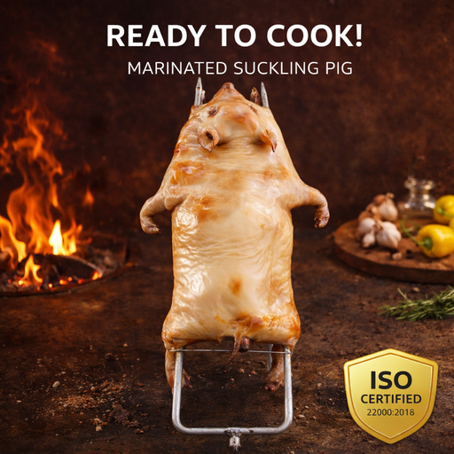 Ready-to-Grill Suckling Pig "4-5kg"【BBQ Style】腌制