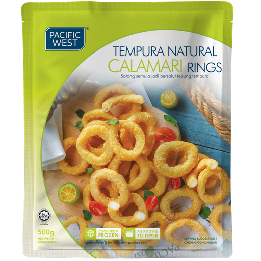 Tempura Natural Calamari Rings 【500g】